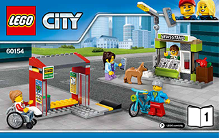 LEGO City 60154 La gare routière - LEGO