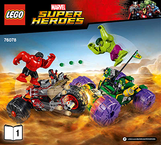 lego red hulk transformation
