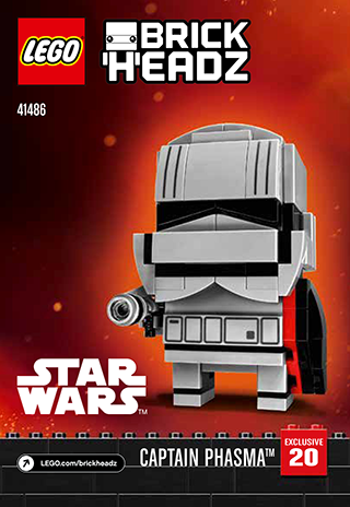 Ledig Væve Ofre Captain Phasma™ 41486 - LEGO® BrickHeadz™ Sets - LEGO.com for kids
