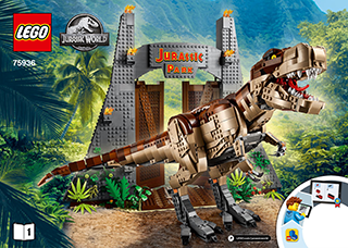 LEGO Jurassic World - Parque Jurássico: Fúria do T. rex - 75936, LEGO DINO