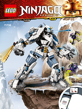 Le robot de combat Titan de Zane 71738 - Sets LEGO® NINJAGO® -   pour les enfants