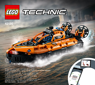 Rescue Hovercraft 42120 LEGO® Technic Sets for kids