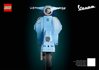 乐高® Vespa 125 踏板摩托车说明书