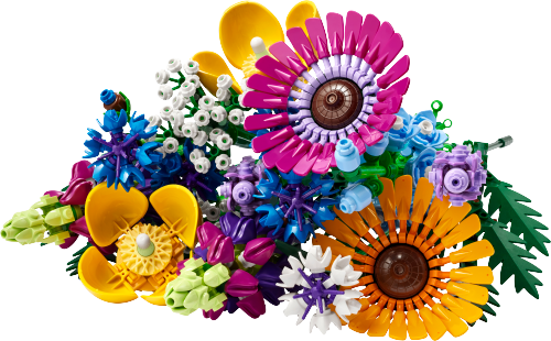 LEGO® Icons Wildflower Bouquet (10313)[939 pcs] Step-by-Step Building  Instructions @TopBrickBuilder 