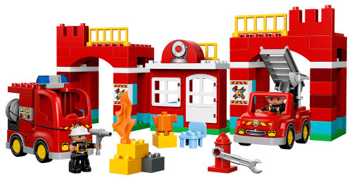 Notice / Instructions de Montage - LEGO - DUPLO - 10592 - Le camion de  pompiers