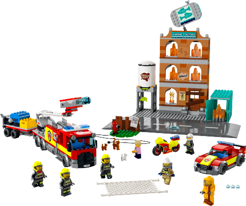 Straż pożarna 60321 - LEGO® City Instrukcje budowania - Klienta - LEGO.com PL