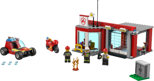 Fire Station Starter Set 77943 - City - Building Instructions - Customer - LEGO.com GB
